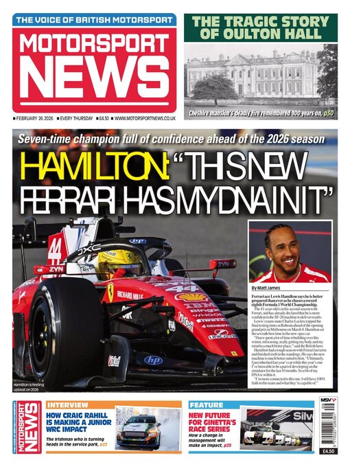 Title details for Motorsport News by Kelsey Publishing Ltd - Available